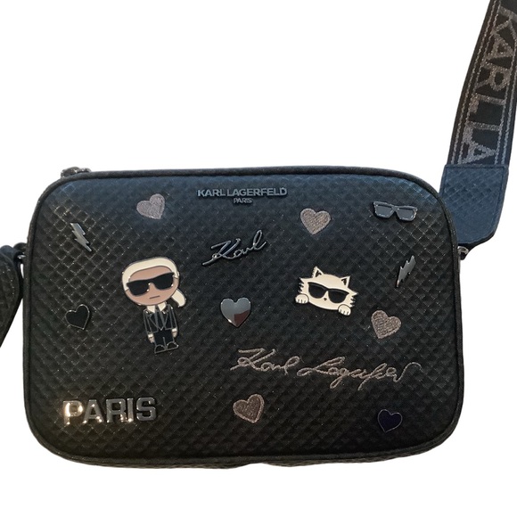 Karl Lagerfeld Maybelle Pin Crossbody Bag New